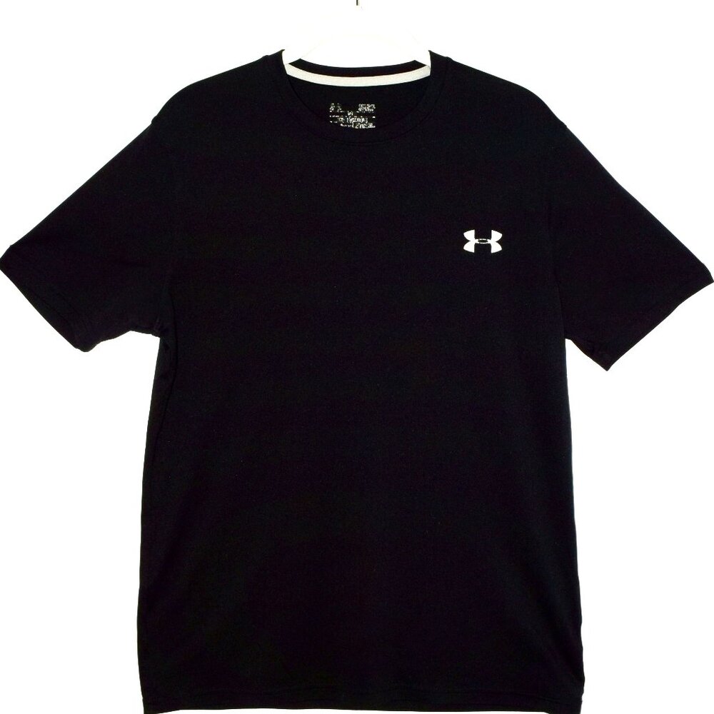 Under Armour Short Sleeve Black Crewneck T-Shirt - Small
